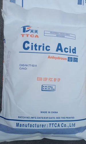 Citric Anhy – Acid Citric Anhydrous TTCA