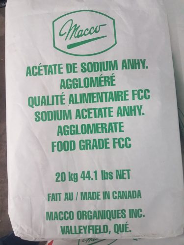 Chất bảo quản Sodium Acetate – Canada