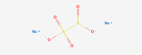 Công thức hóa học của Sodium Metabisulfite là Na2S2O5