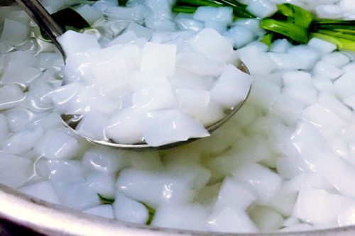 Bột rau câu jelly còn dùng để làm thạch dừa.