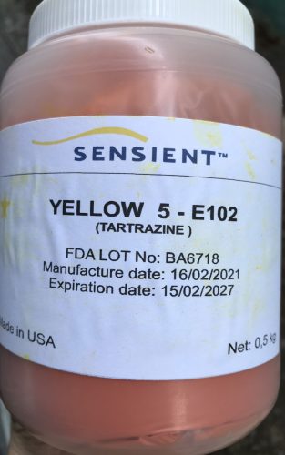 Màu vàng chanh Tartrazine Yellow No.5