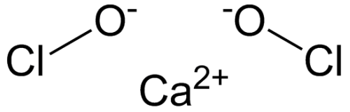 Cấu trúc Calcium Hypochlorite.