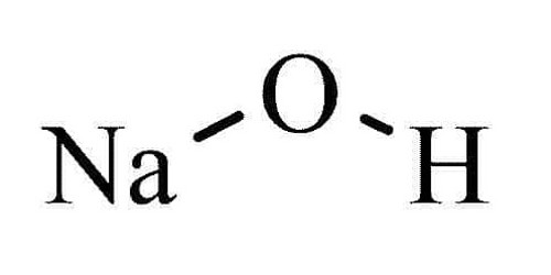 Cấu trúc Sodium Hydroxide.